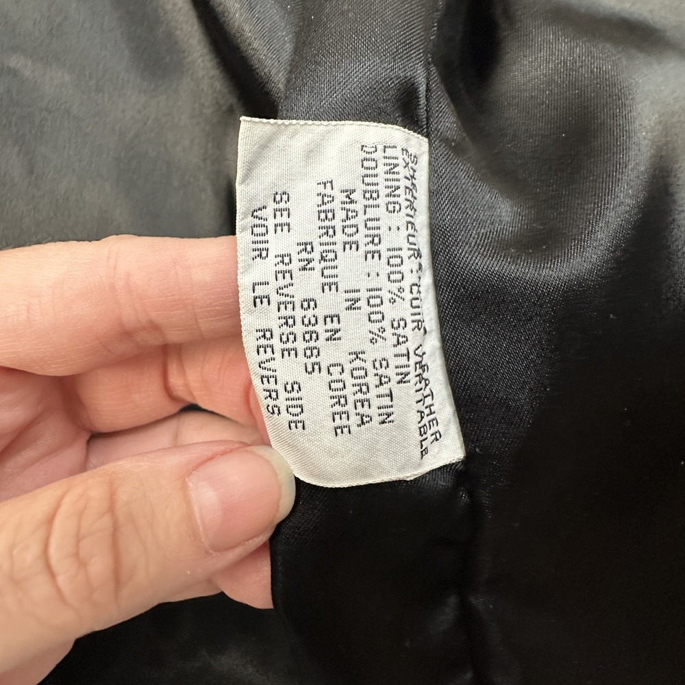Robert Michael Jacket Womens 22W Black Suede Blazer Lined Button Front Plus Size - Picture 9 of 11